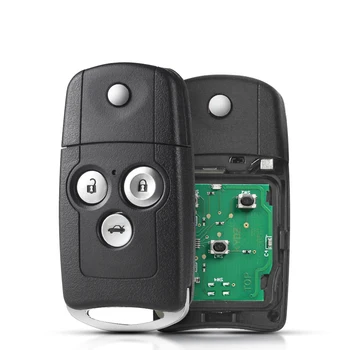 Chiave telecomando per Honda Accord 2008-2012 old Civic 433MHZ ID46 PCF7936 chip 4 Chiave telecomando per Honda Accord 2008-2012 old Civic 433MHZ ID46 PCF7936 chip - KEYYOU con batteria 3 pulsanti chiave per auto a distanza per Honda Accord 2008 2012