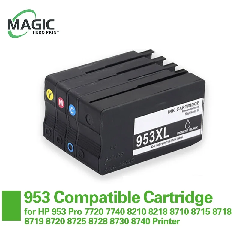 NEW Compatible Ink Cartridge 953 953XL for HP 953 Pro 7720 7740 8210 8218  8710 8715 8718 8719 8720 8725 8728 8730 8740 Printer - AliExpress