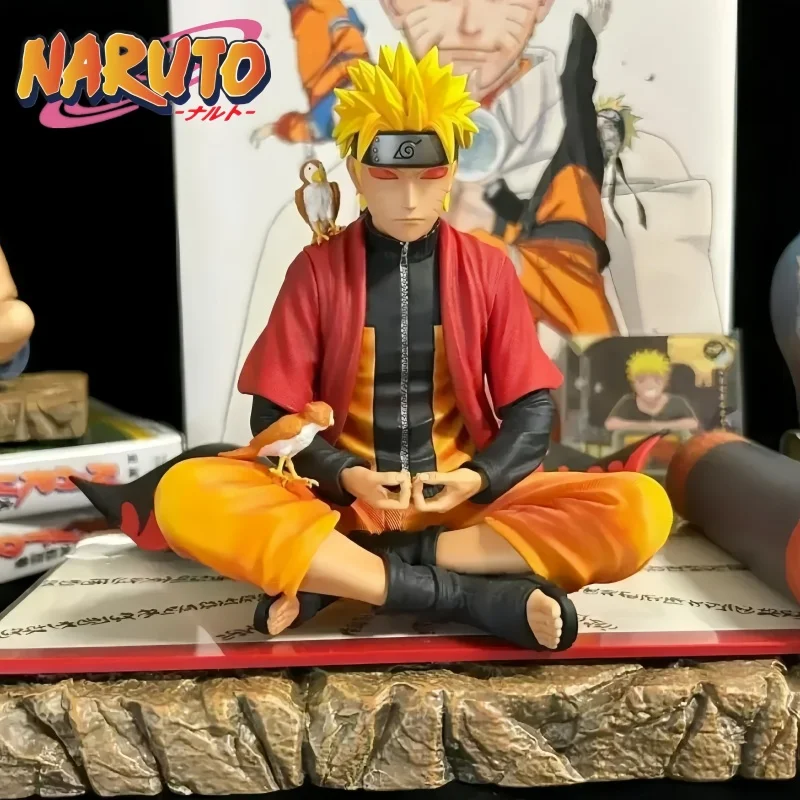 

Hot Naruto Sage Mode Sitting Posture Statue Anime Action Figure Uzumaki Naruto Pvc Gk Model Decoration Collection Birthday Gift