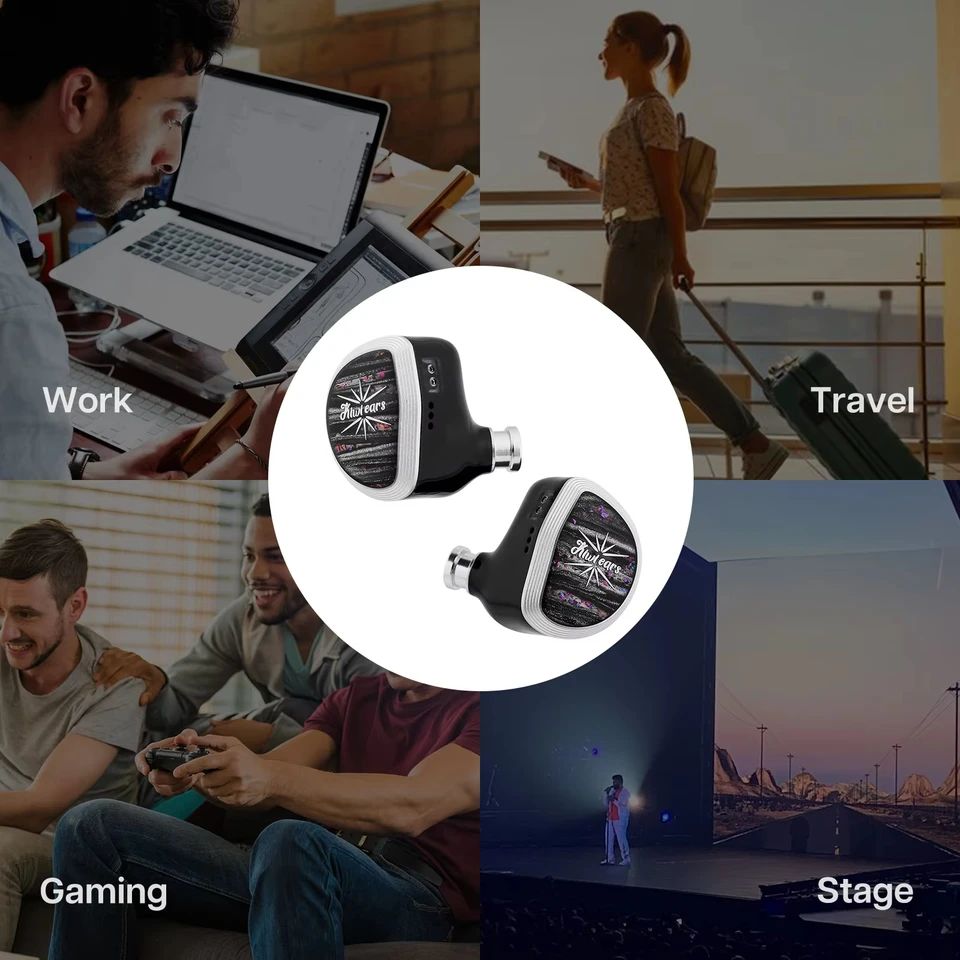 Kiwi Ears Aether イヤホン IEM 15.3mm平面磁気型 Amazon.com: Linsoul Kiwi Ears Aether in Ear Monitor, 15.3mm