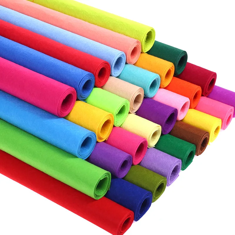 1/6sheet Felt fabric 85x100cm DIY Stuff for Kid handcraft Material 1mm School art class craft nonwaven fabric handmade cloth toy