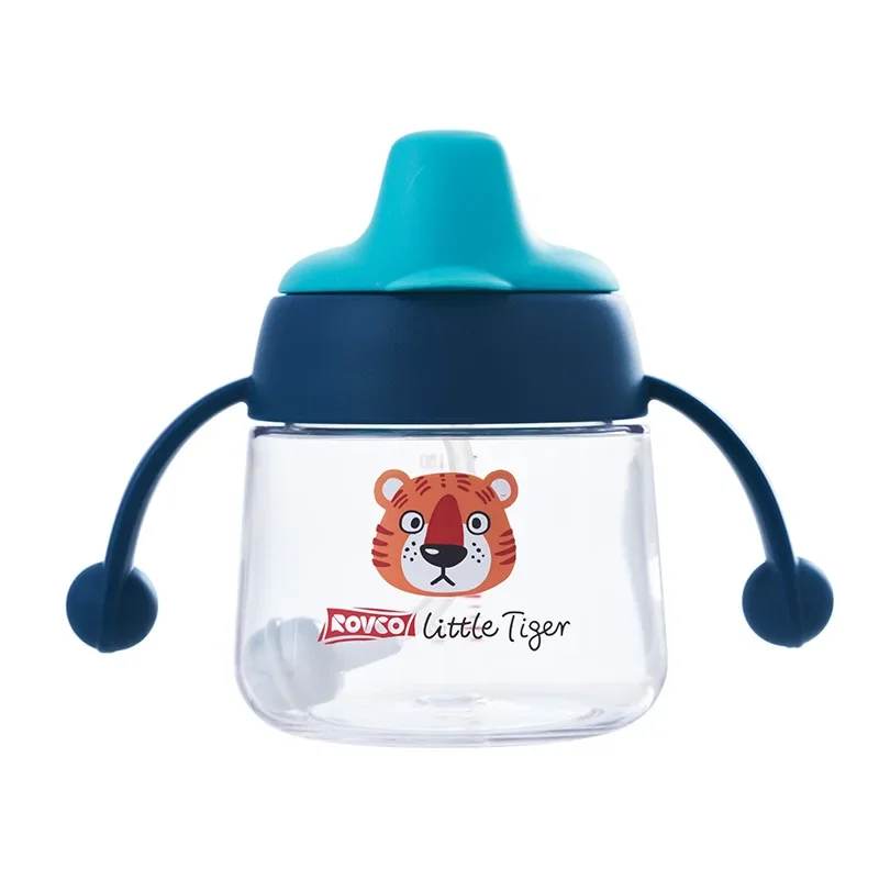 180ml Baby Girl Boy Feeding Cup Cartoon Baby Feeding Children Learn Drinking Bottle Water Bottle Training