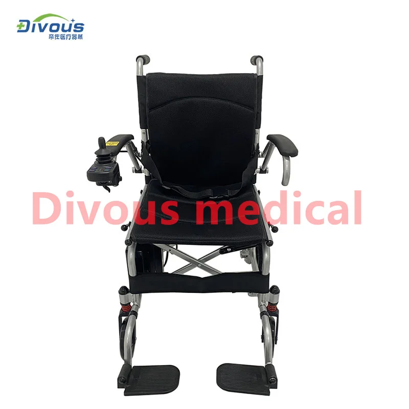 Lightweight Electric Wheelchair Portable Folding Wheelchair Travel Easily
