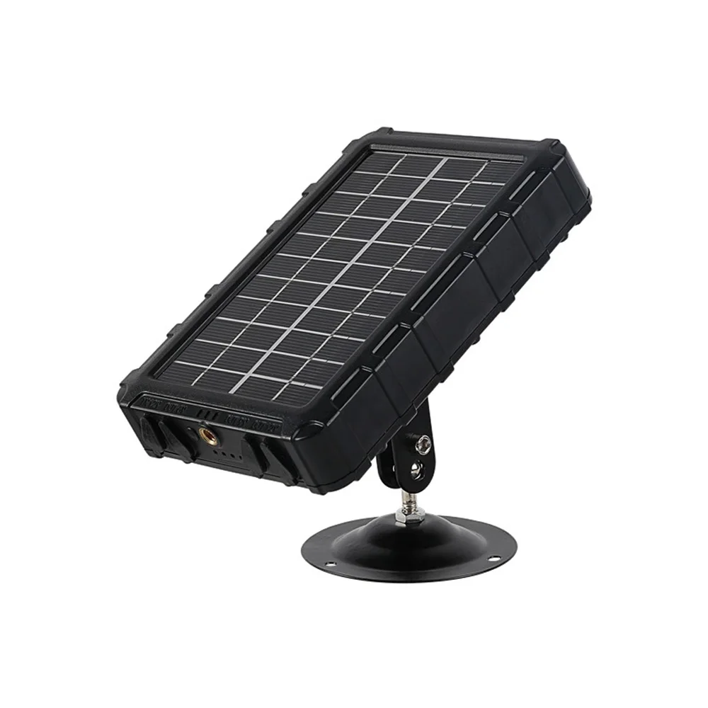 Trail Camera Solar Panel 4400mAh Rechargeable Solar Charger Panel for Hunting Camera