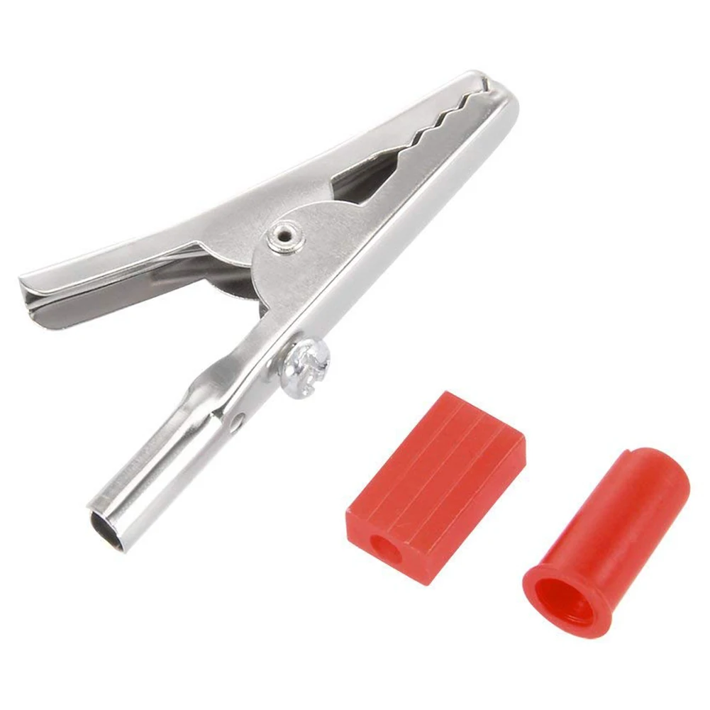 Handle electrical crocodile alligator clips 10A