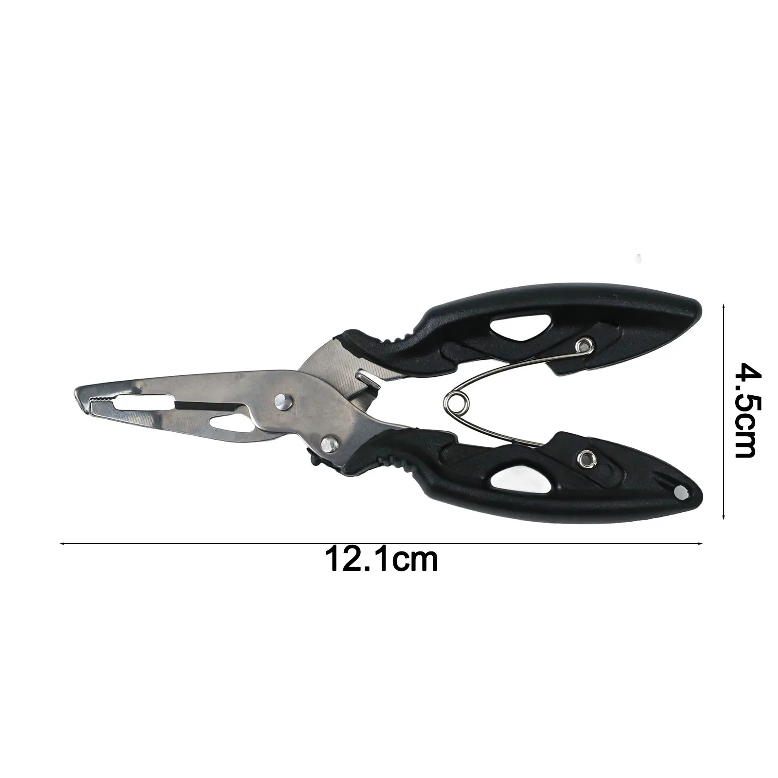 Angeln Zangen Locken Zangen Aluminium Split Ring-Haken Entferner-Linie Cutter Angelgerät Schneiden Fisch Zange Multifunktions schere – Detail 5