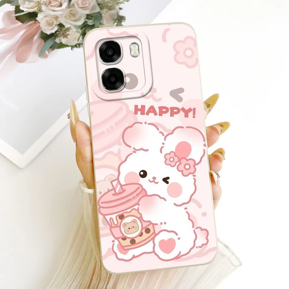 Cute Kawaii Luxury Fashion Flower Silicone Phone Case Cover