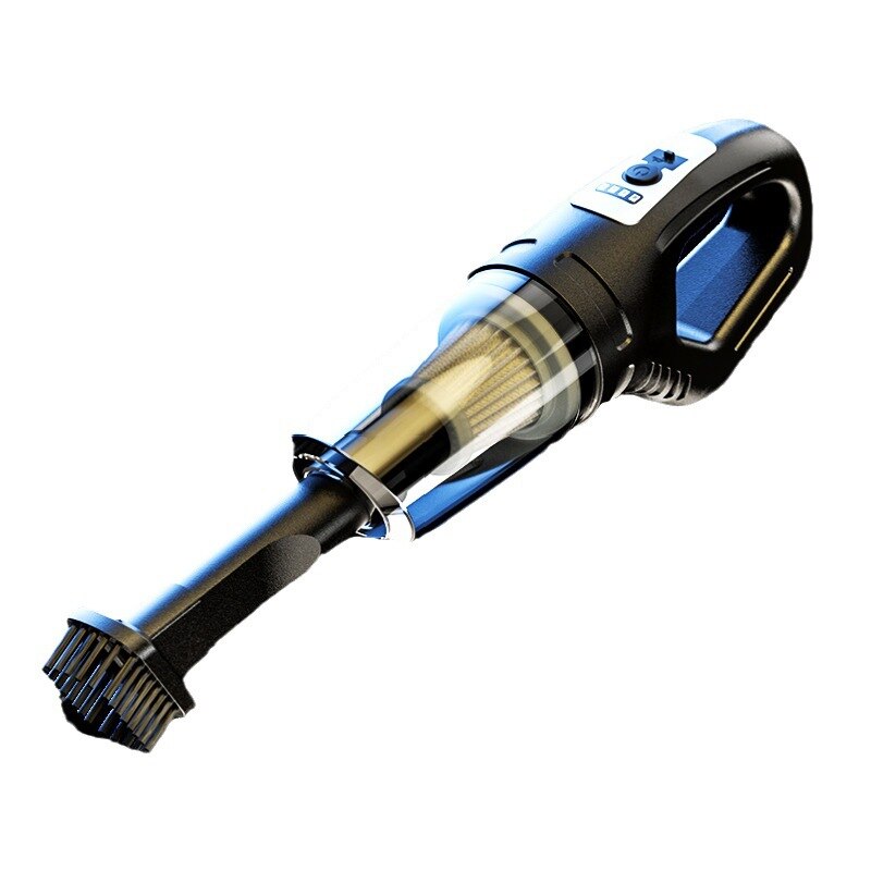  1 Set Car Mounted Vacuum Cleaner Handheld Powerful Suction Rechargeable Car and Home Dual Use Small Wireless Vacuum Cleaner 