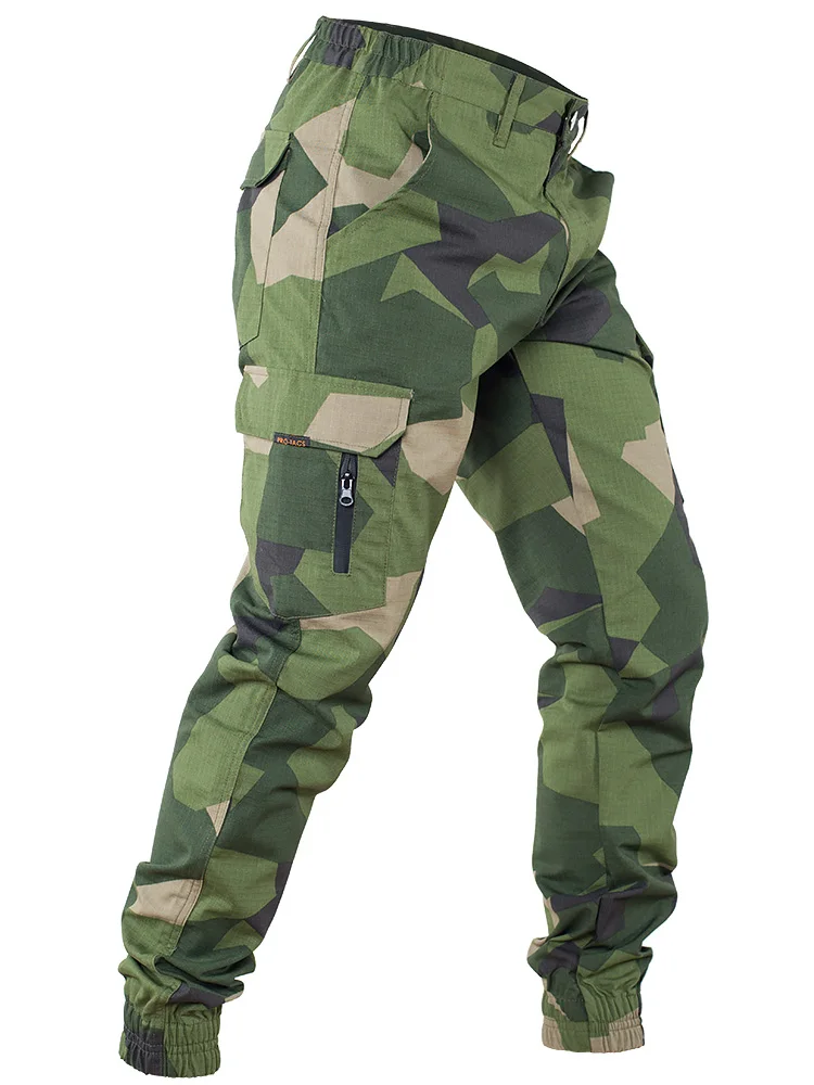 Pantalon tactique camouflage M90 suédois été - Tissu plaid MTP pour pêche discrète