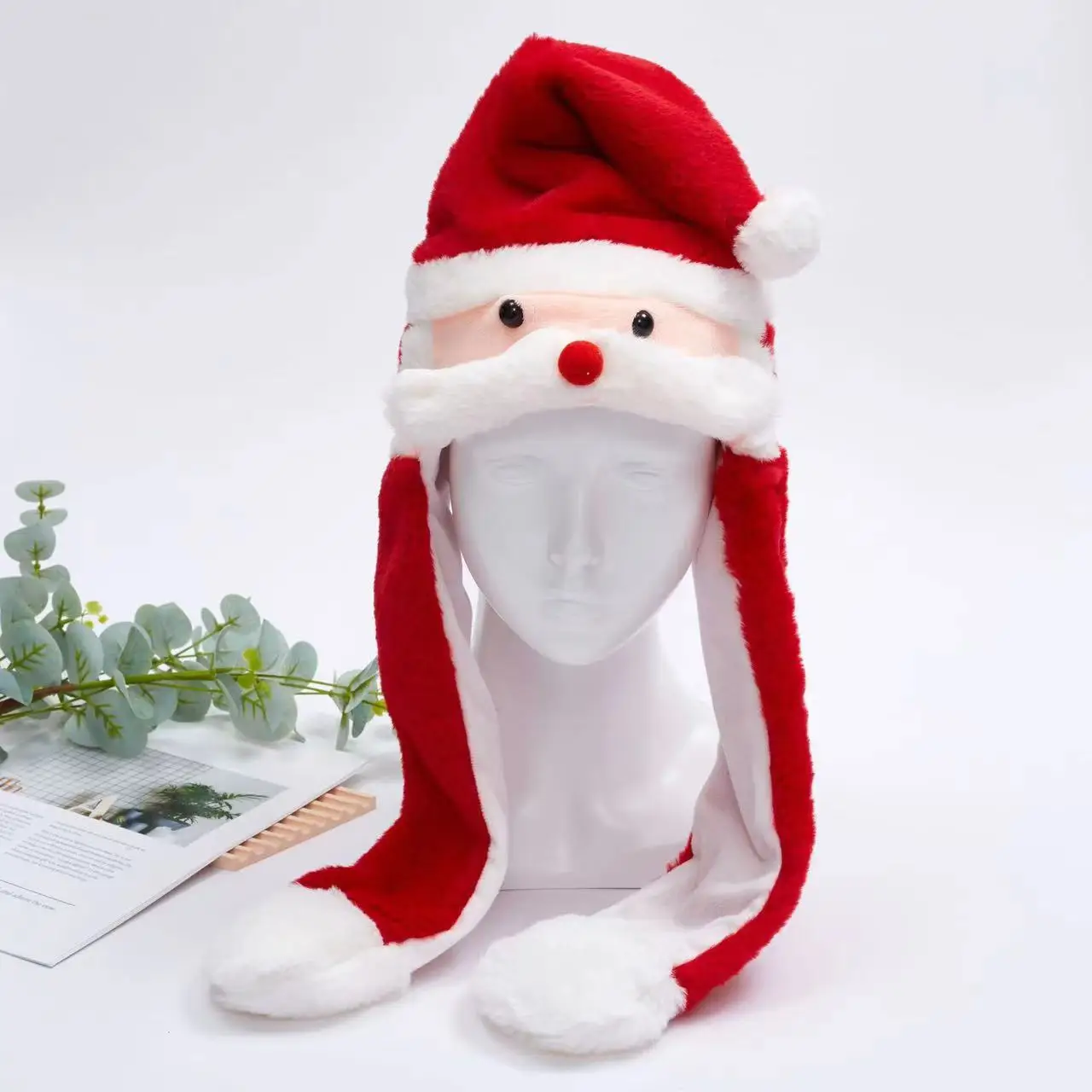 3 In 1 Cute Capybara Hat Scarf Gloves Set Warm Capybara