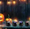Halloween Witch Pot Mist Maker Fogger,Witch Cauldron Fog Maker with Color Changing LED Light,2023 Halloween Party Gift Decor 3