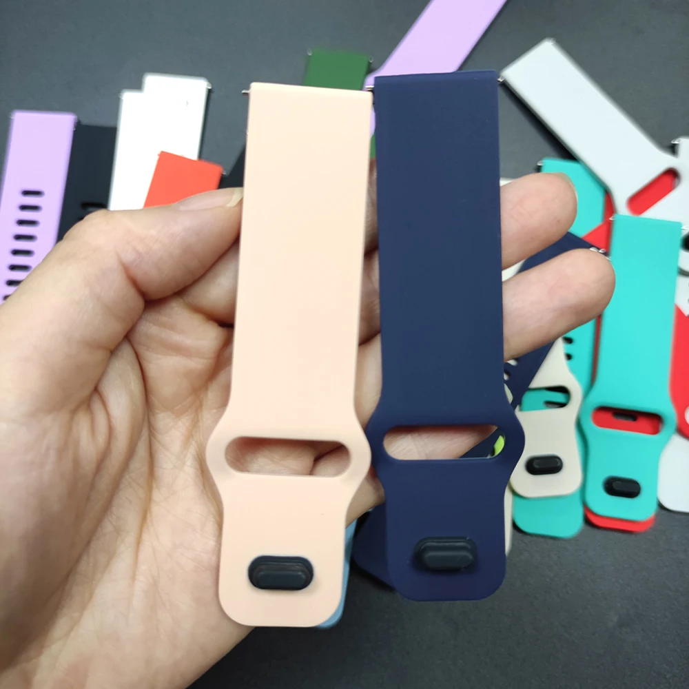 Premium Silicone Sports Bracelet - 22mm Universal Watch Band
