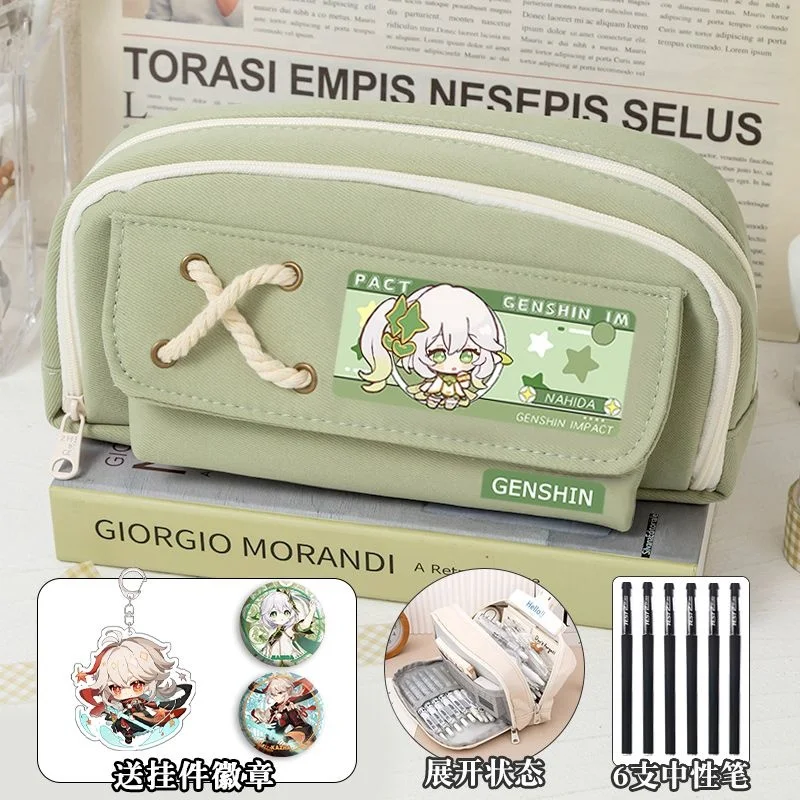 

Genshin Impact Scatterer Vagabond Naxida Cartoon Pen Bag Junior High School Students Male and Female Primary School Students