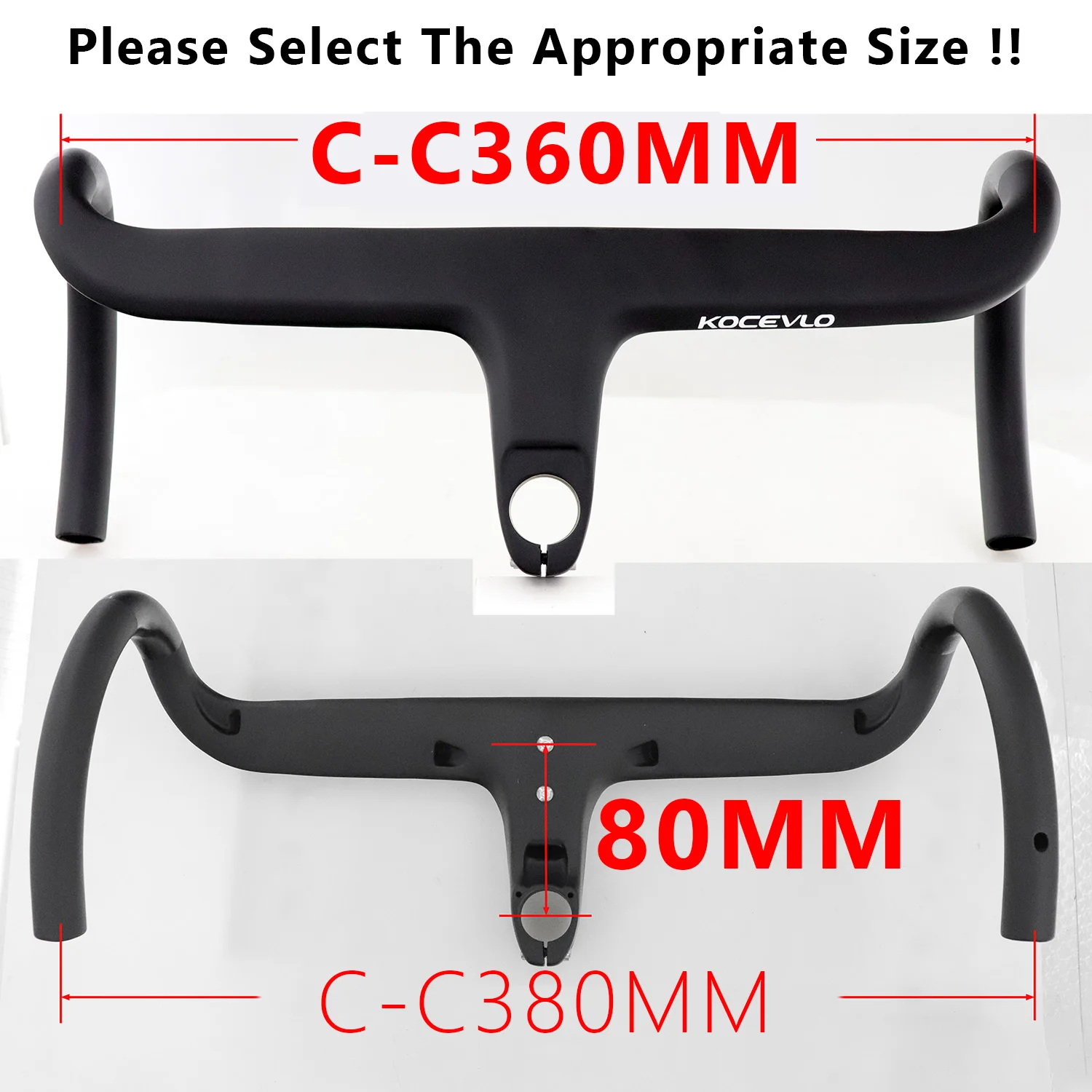 KOCEVLO エアロハンドル Kocevlo-ハンドルバー28.6mm用のカーボンファイバー製,ハンドルバーに