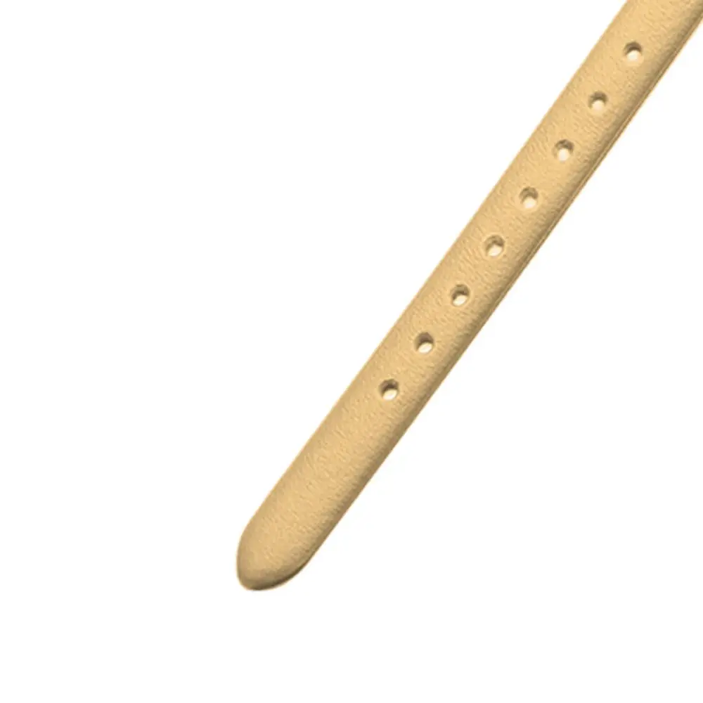 Round Tail Genuine Leather Watchband Bracelet - Classic Loop Strap Design