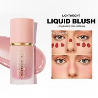 6 Color Matte Liquid Blush Stick Smooth Lasting Blush Cream for Lips and Cheeks Concealer Rouge Waterproof Contour Makeup. 1