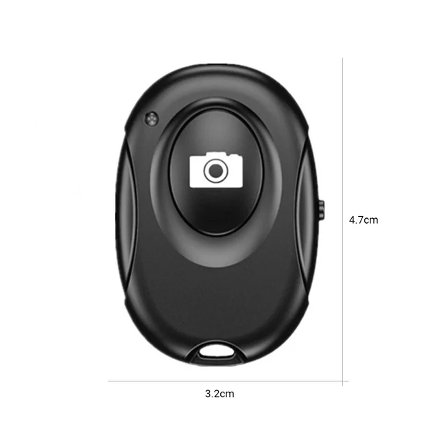 New Mini Portable Bluetooth Remote Control Camera Wireless Selfie Shutter Control For IPhone/Android  Photos Videos Hands-Free