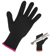 Gants résistants à la chaleur pour coiffure, barbier, gants bloquant la chaleur, lisseur de cheveux réutilisable, gants plats et en fer à friser 1