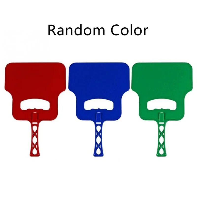 BBQ Outdoor Manual Cooking Crank Fan Blower Combustion-Supporting Hand Plastic Barbecue Grill Bbq Accessories Random Color 1PCS