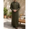 Middle Eastern Arab ethnic robe, Muslim traditional men's robe, casual festival worship, Islamic men's clothing