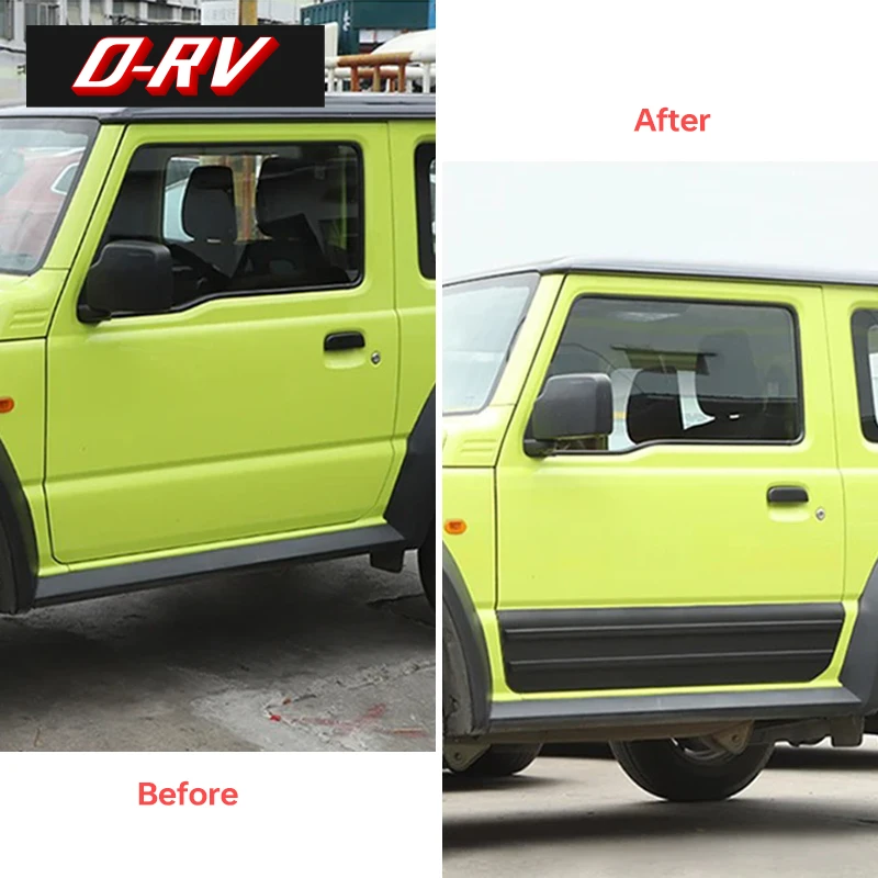 2PCS Car door guard Body Exterior Side Door Anti-scratch Guard Plate Protecte Cover For Suzuki Jimny 2019  2023 Accessoriess