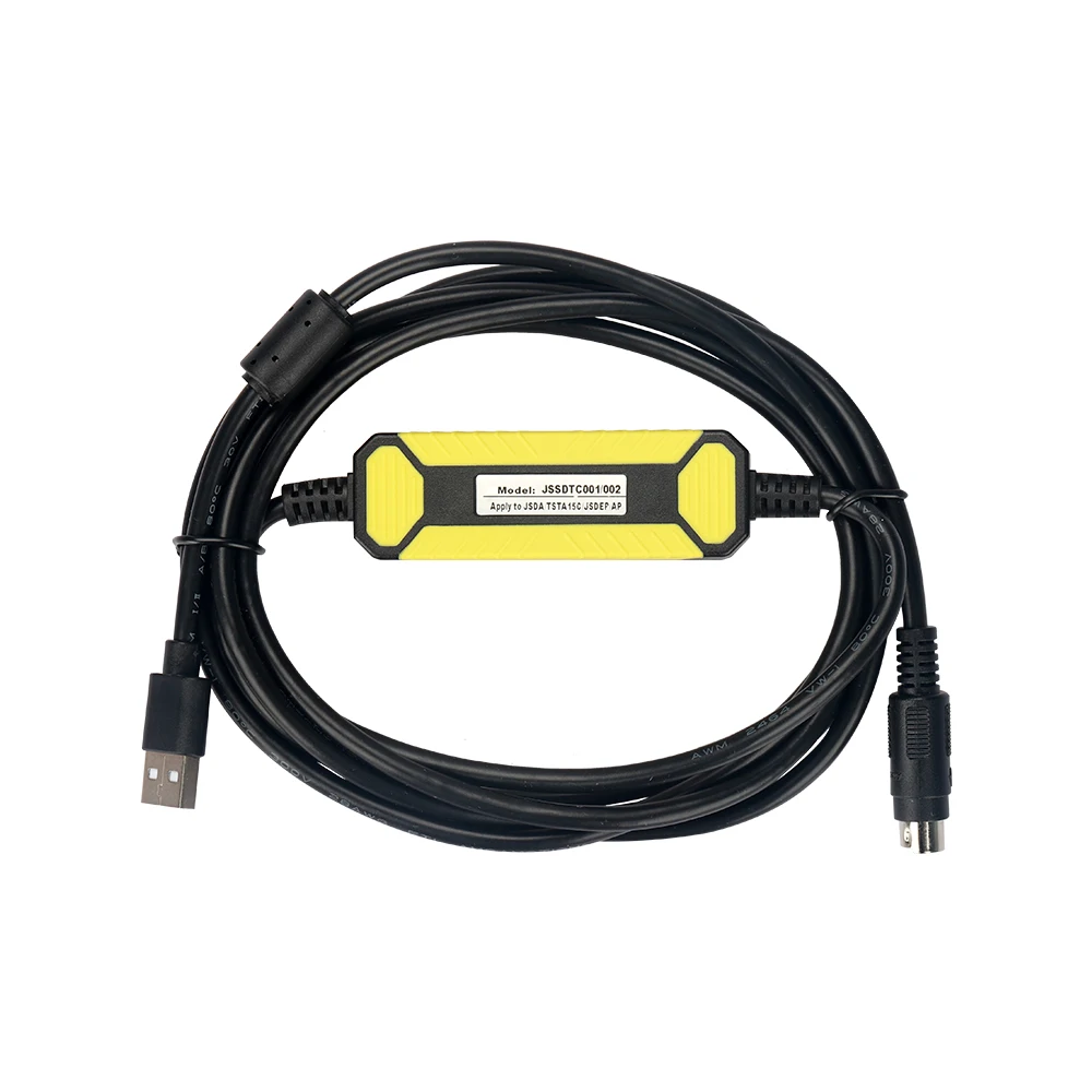 

JSSDTC001/002 For TECO Servo Drive JSDE/A Programming Cable Download Debugging Data Line