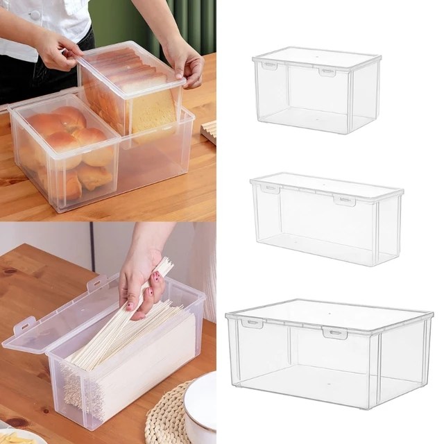 Bread Box Loaf Storage Keeper Cake Container Airtight Saver Kitchen Bin  Holder Tin Modern Case Boxes Refrigerator Farmhouse - AliExpress