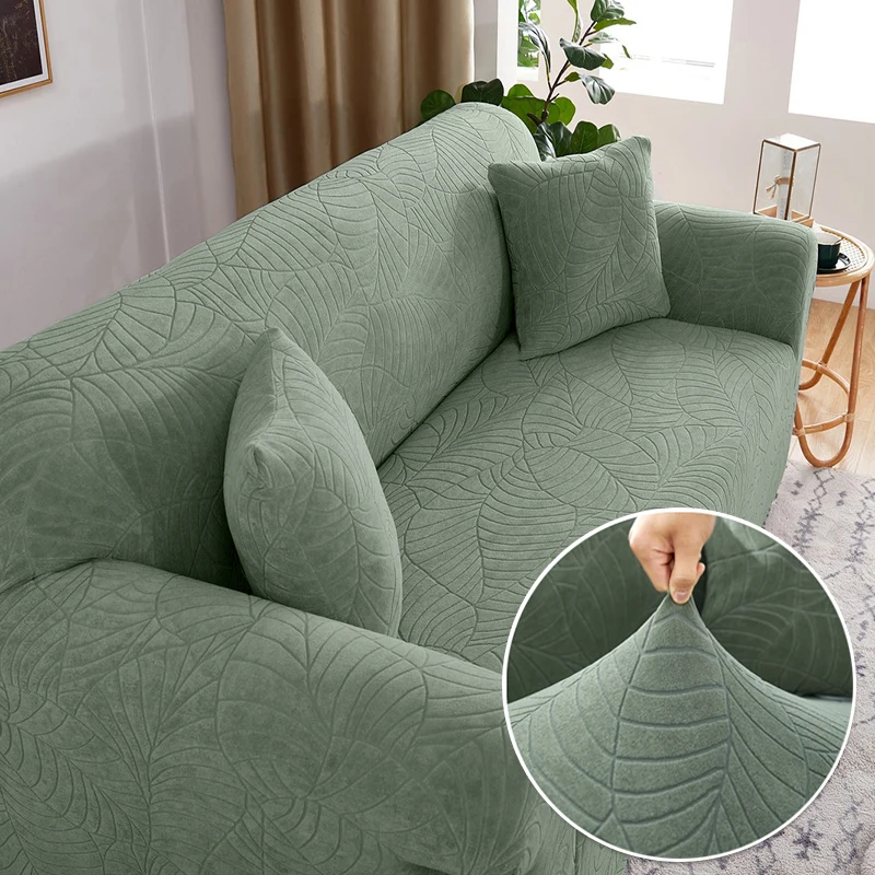 Description Picture 6 of itemThick Jacquard Sofa Cover for Living Room 1/2/3/4 Seater Elastic Sofa Cover L-shaped Corner Sofa Cover