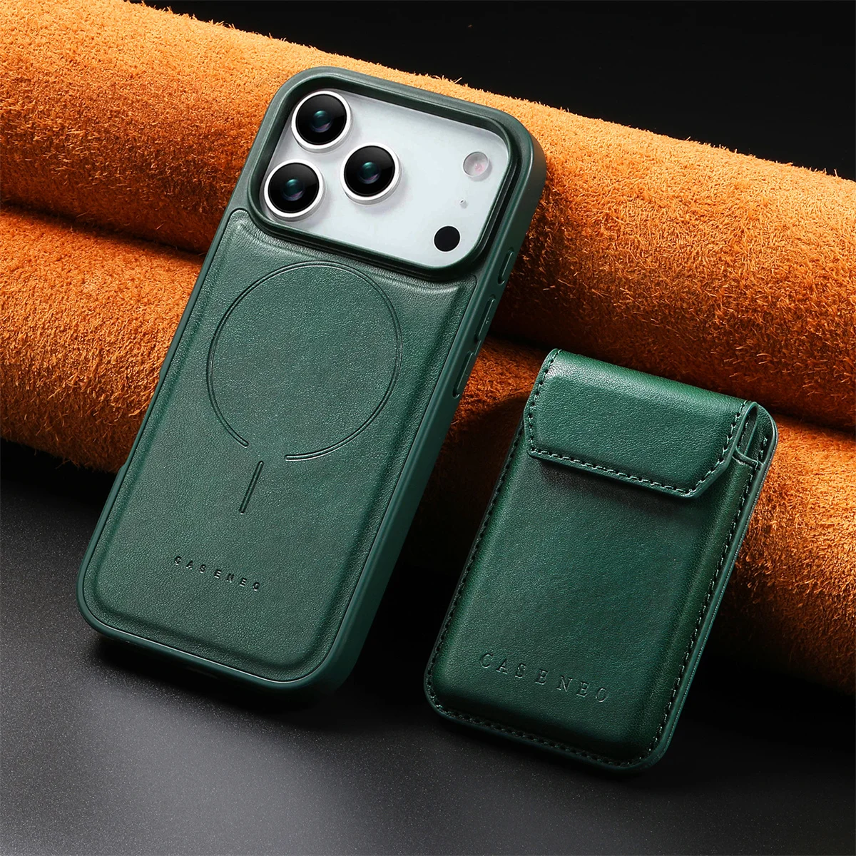 Detachable Magnetic Leather Pocket Phone Case with Wallet Card Slots Holder Cover