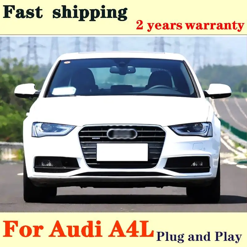 

Передние фары в сборе для Audi A4L s 2012- 2016 Audi A4, светодиодсветодиодный дневные ходовые огни, линзы, Ксеноновые Фары Светильник, автомобильные аксессуары