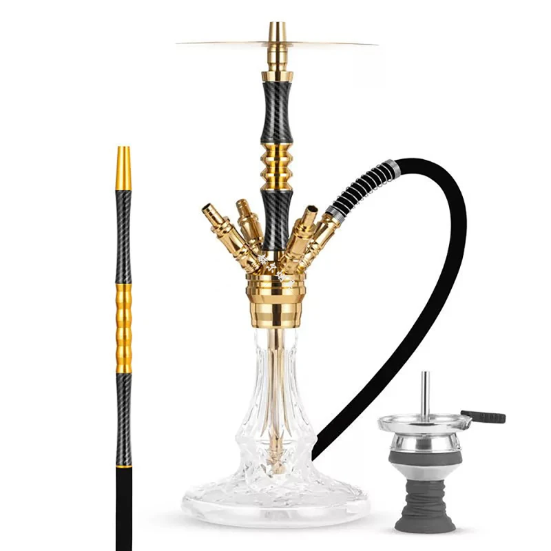 

Carbon fiber four-tube big smoke Arab hookah