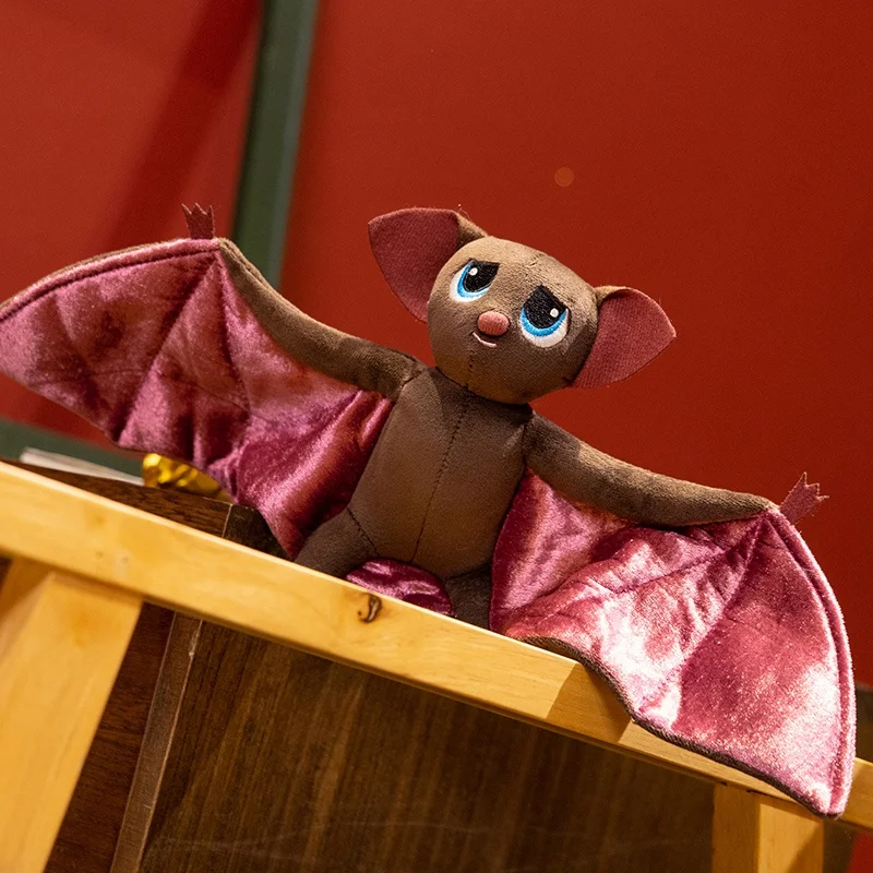 Kawaii Bat Doll Hotel Transylvania Mavis Bat Plushies Stuffed Movie Anime Cartoon Bat Doll Plush Toy Birthday Gifts Girl Bat
