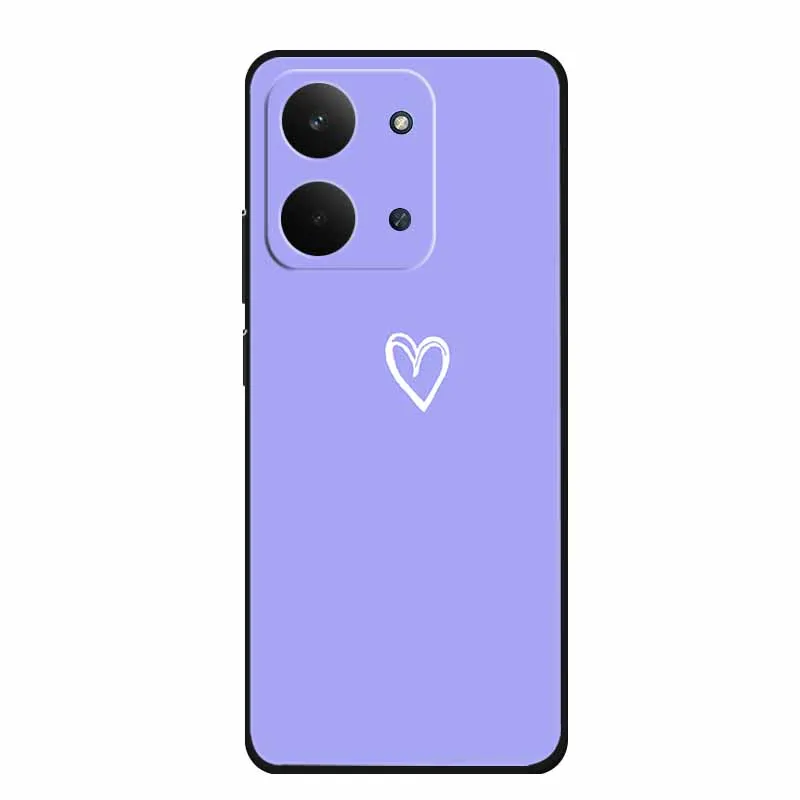 Sleek Black Silicone Soft TPU Phone Case - Protective Back Cover