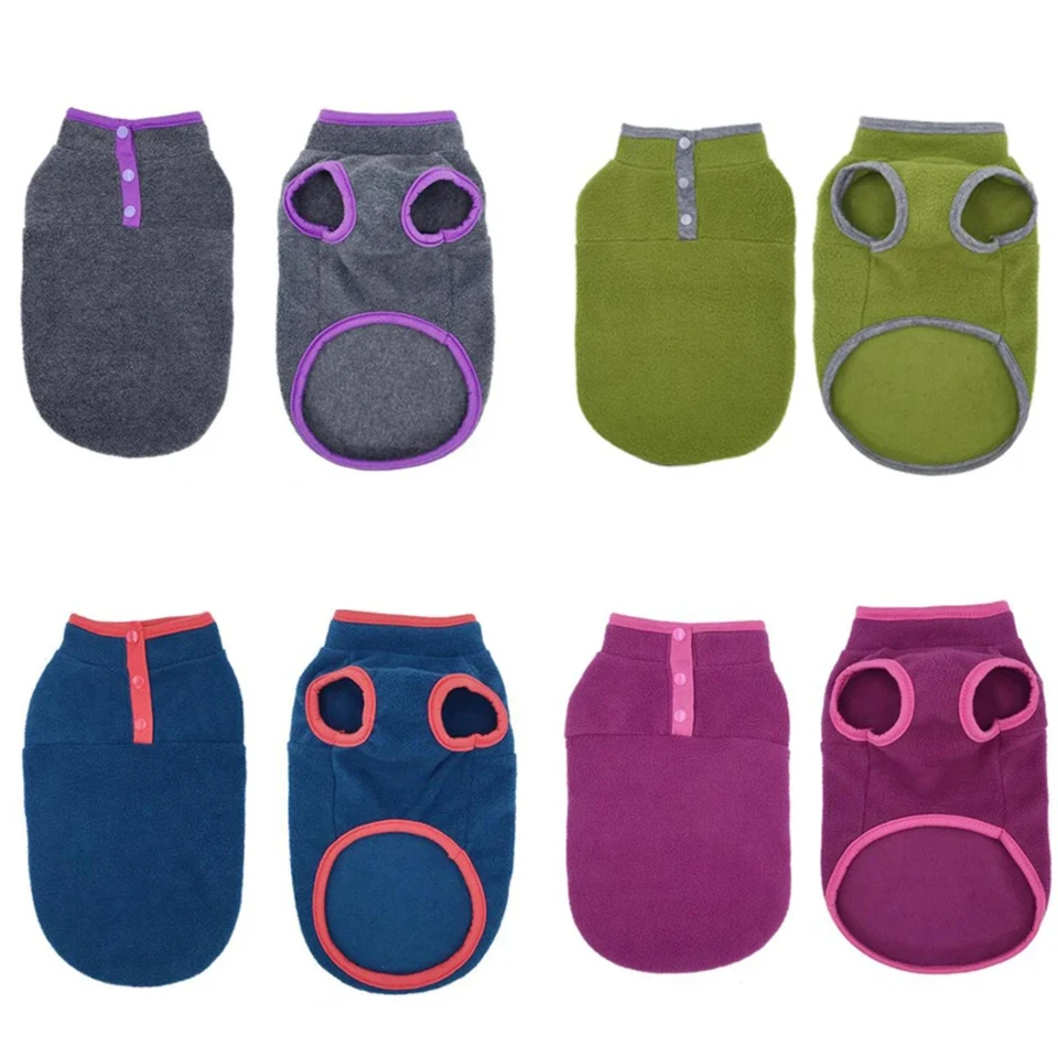 Cozy Autumn Winter Dog Fleece Vest Jacket