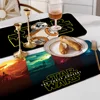 Hot Movie S-Star W-Wars New Super Absorbent Coffee Dish Kitchen Absorbent Draining Mat Drying Mat Quick Dry Bathroom Placemat 1