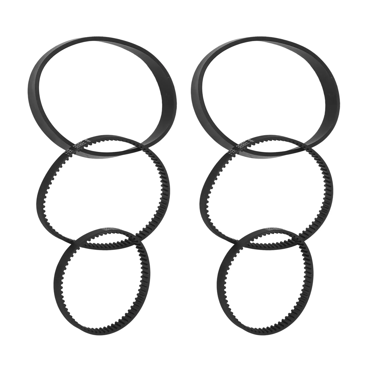 

6PCS Replacement Vacuum Belt Set for Bissell ProHeat 2X Revolution Pet Pro Cleaner Models 1986,1964,2007,2007P