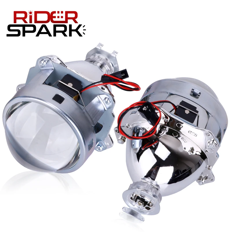 BiXenonProjectorLenses3InchWithAngelEyesUseH1XenonLEDBulb