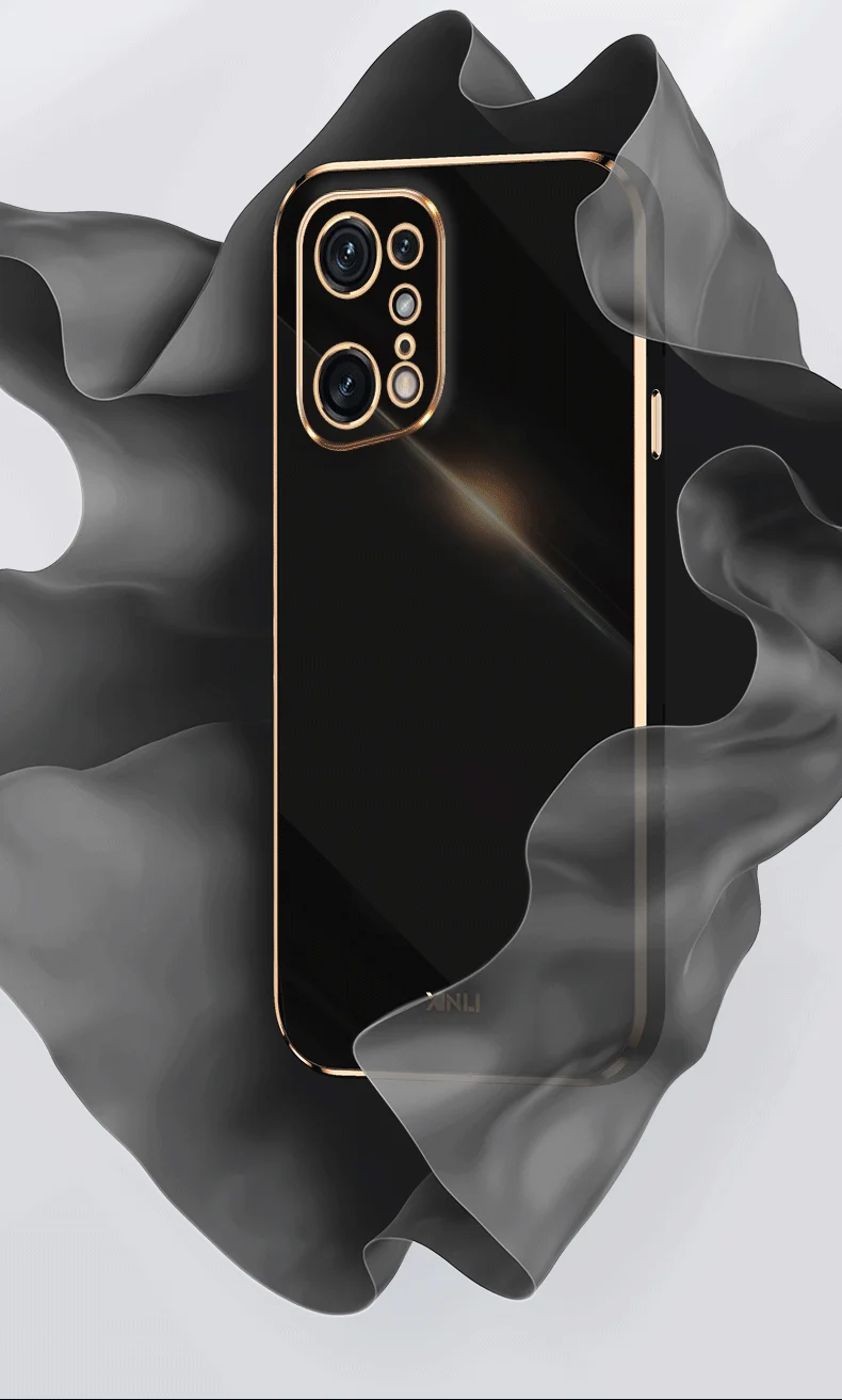 Funda For Oppo Find X5 Pro Case Tyylikäs pinnoitettu puhelimen kuori Oppo Find X5 Lite Case Ylellinen Pehmeä Silikoni Iskunkestävä B_voghion.com