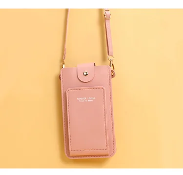Damen Taschen weiches Leder Brieftaschen Touchscreen Handy Geldbörse Cross body Schulter gurt Handtasche für weibliche billige Damen Taschen – Detail 9