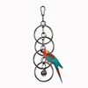 Parrot 304 Stainless Steel Toy Pet Bird Bite String Toys Gnawing Chewing Climbing Cage Supplies Pets Hanging Accessories 1
