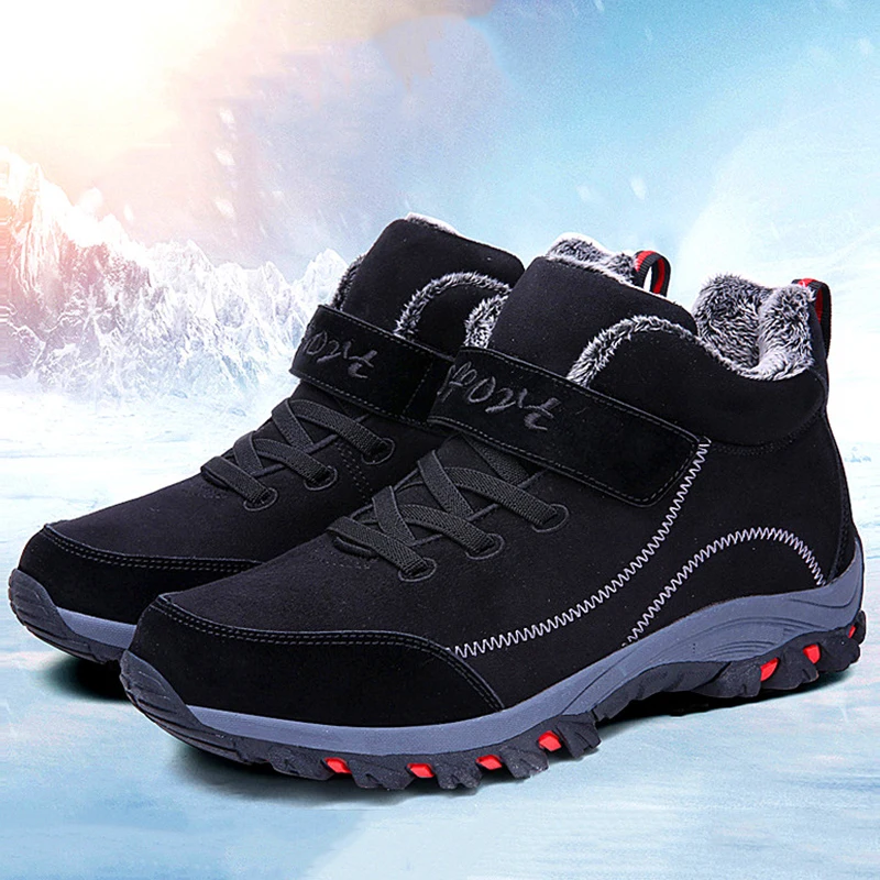Winter Hiking Shoes Man Outdoor Waterproof Waterproof Hiking Boots Good Snow Hiking Shoes