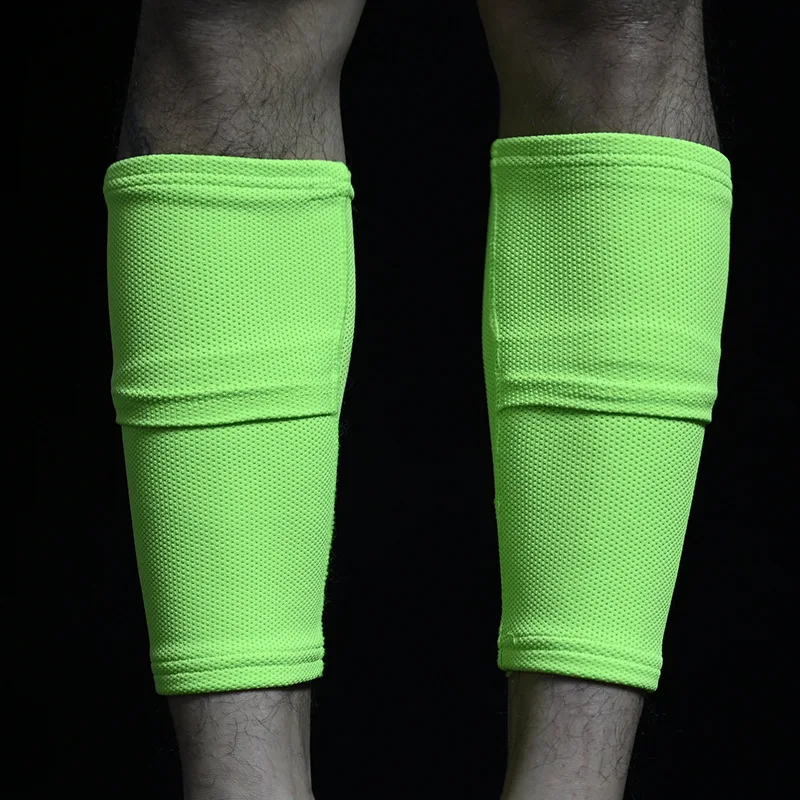 Sports Soccer Shin Guard Pad Sleeve 1 Pair for Adult Teens Children