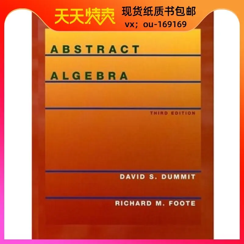 ABSTRACT ALGEBRA  David S. Dummit - Richard M. Foote 3t A Book English literature books