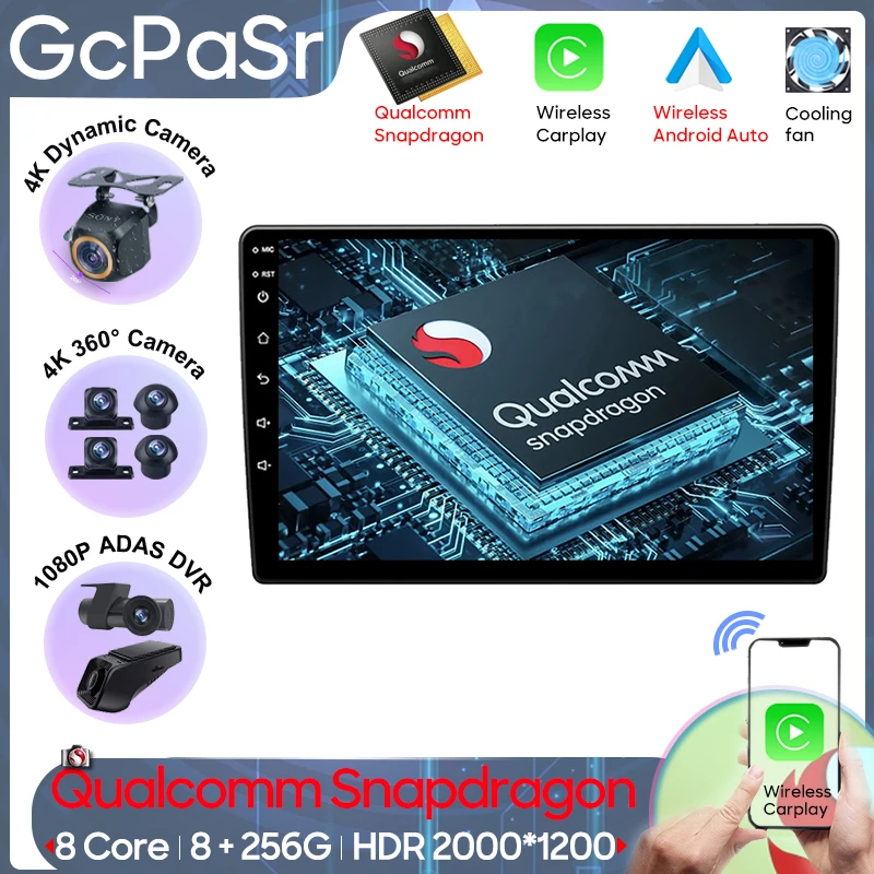 

Автомобильный радиоприемник Qualcomm Android 13 для Hyundai AZERA 2006-2010, навигация, GPS экран, Android, автомобильная стереоголовка, Wifi видео No 2din