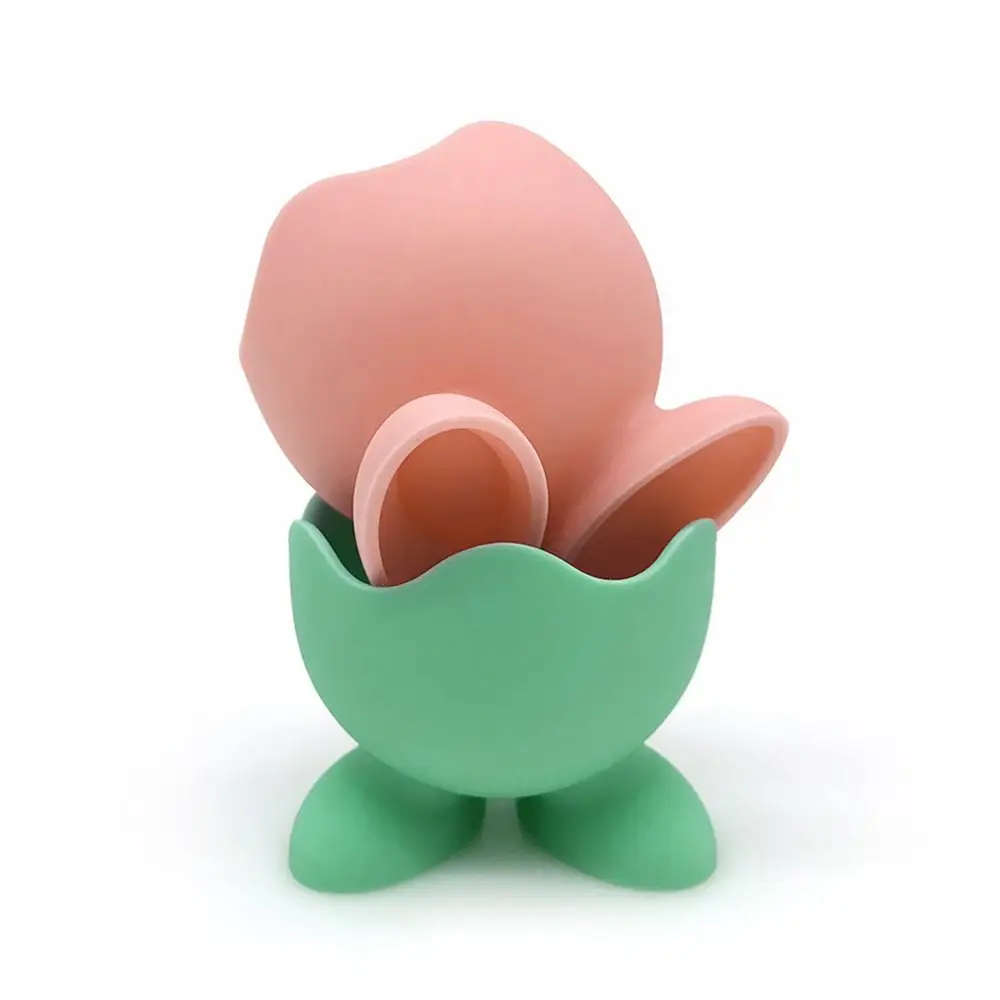 5Pcs/Set Silicone Egg Cup Holders Drying Egg Storage Rack Colorful Soft Boiled Serving Cup Bracket Tray Kitchen Tools Egg Holder