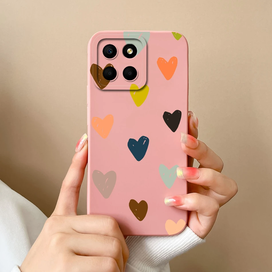 Butterfly Heart Liquid Silicone Phone Case with Camera Protection and Enhanced Durability