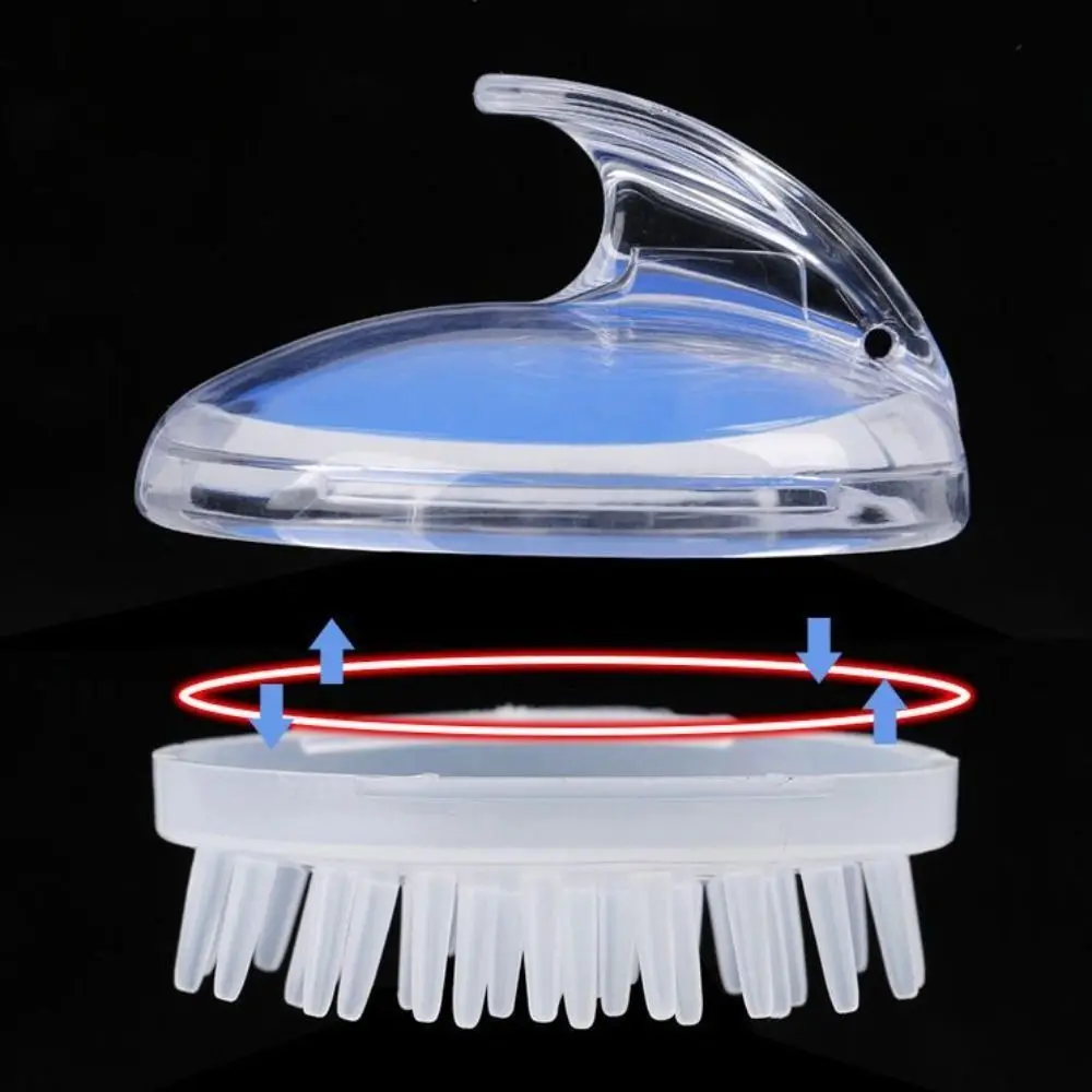 Plastic Scalp Massage Brush Handheld Comfortable Body Shower Brush Mild Silicone Head Hair Washing Comb Massages Scalp