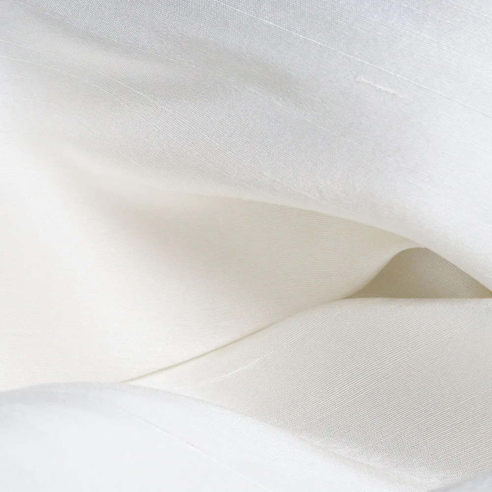 Doupion Fabrics for Sewing 19mm Pure Silk 100% Mulberry Tissu DIY Cloth Hometextile Dress Quilting Patchwork White per Meter