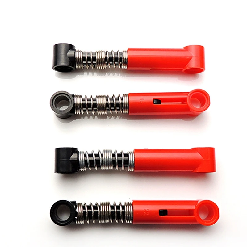 15PCS Technical Building Blocks Self-Locking High-Tech Shock Absorber Arm Spring For Motor MOC Building Block Parts