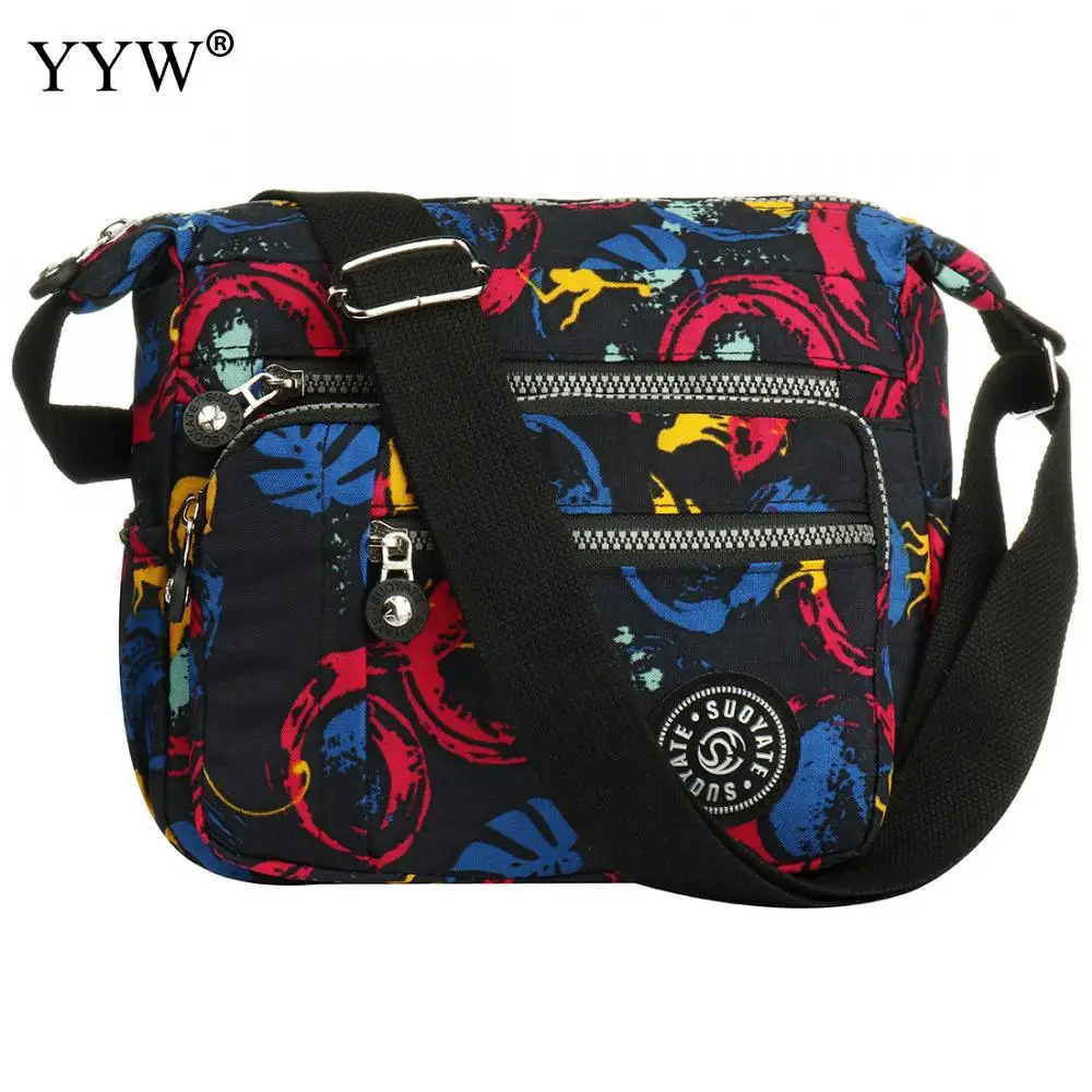 Womens Multi Pocket Casual Crossbody Bag Travel Bag Messenger